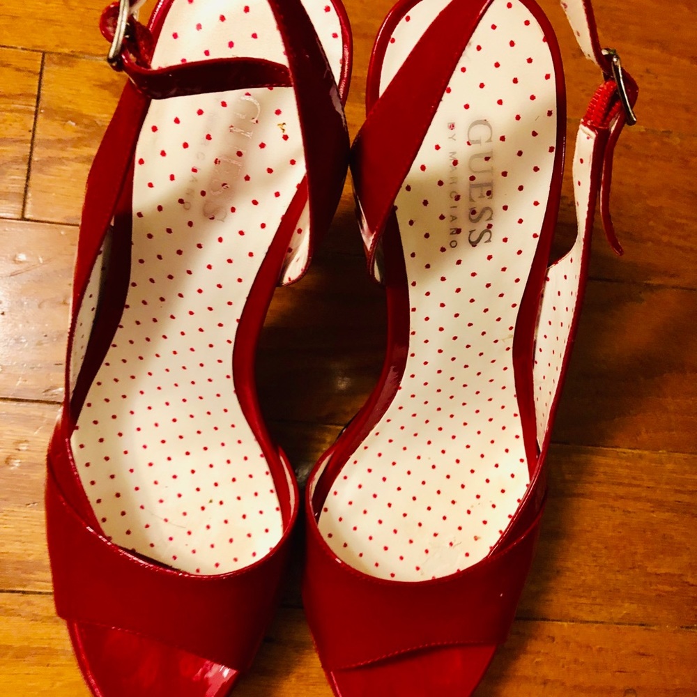 Guess by Marciano  Red Pumps 9.5 Brand New